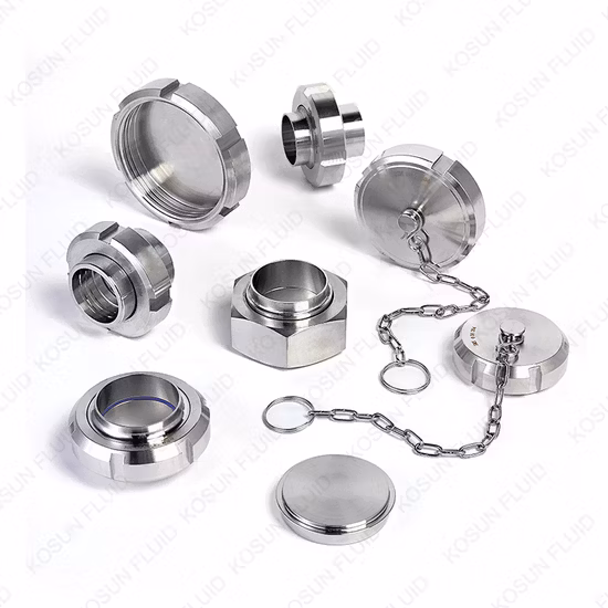 Stainless Steel Food Grade SMS/DIN Pipe Fittings Union